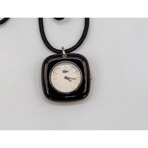 Lacoste Sportswear Collection Pop Charm Black Dial Watch 2000402 Black